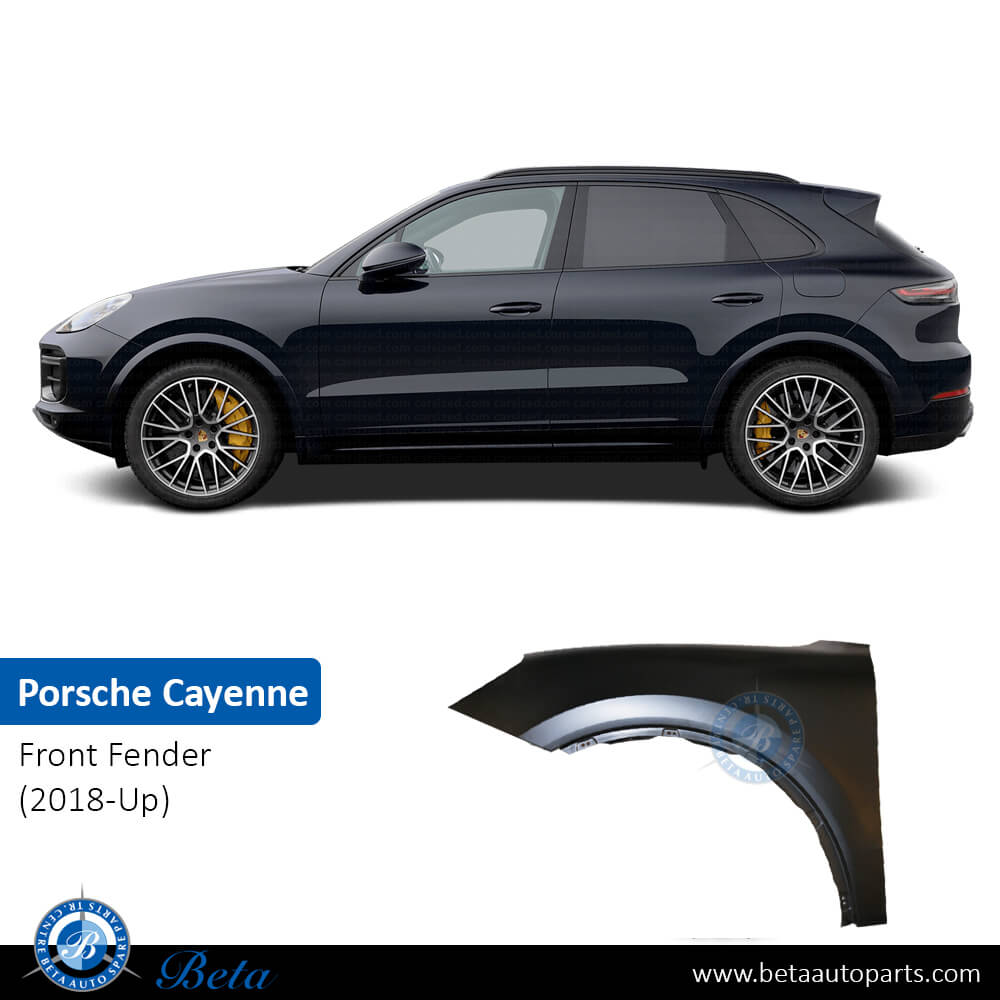 Porsche Cayenne (2018-Up), Front Fender (Left), China, 9Y0821105DY / 9Y0821105BY Porsche Cayenne (2018-Up), Front Fender (Left), China, 9Y0821105DY / 9Y0821105BY